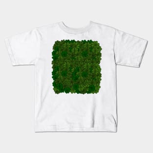 Field of Shamrocks Digital Art Pattern for Saint Patricks Day Kids T-Shirt